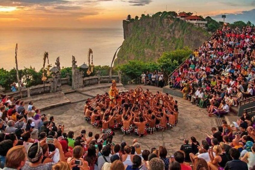 Kecak and fire dance on sunset 