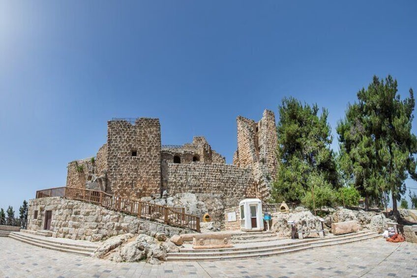 Full Day Tour of Ajloun Castle with Cable Car and Wine Tasting