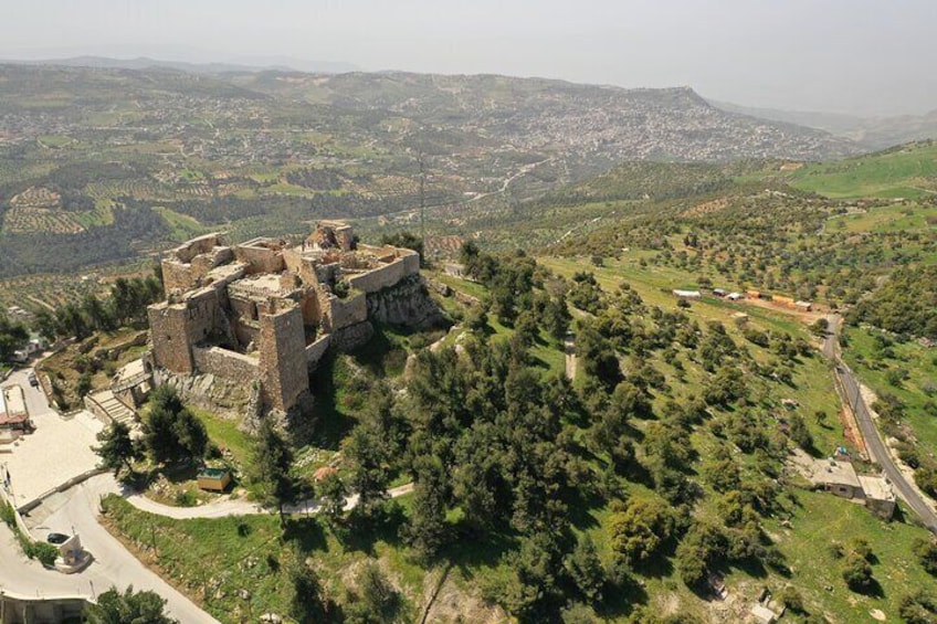 Full Day Tour of Ajloun Castle with Cable Car and Wine Tasting 