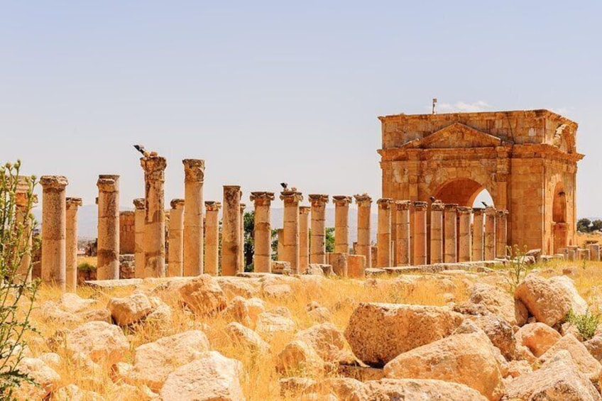 Private Tour: Full Day Trip of Jerash, Umm Qais, and Pella from Amman