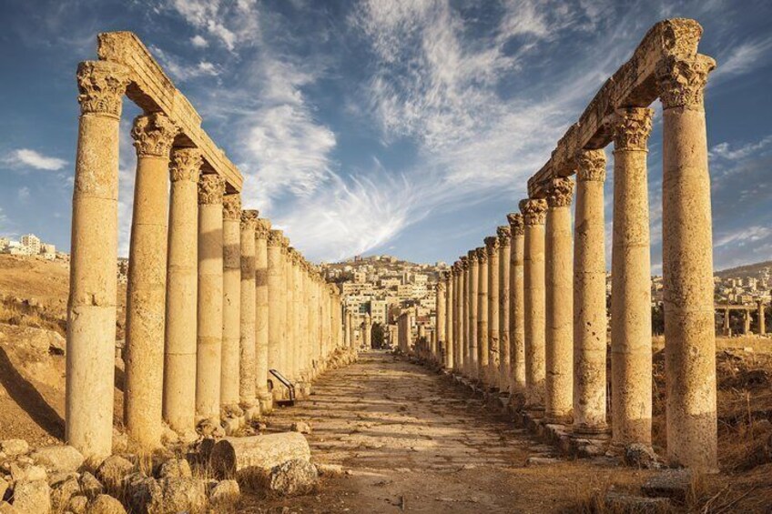 Private Tour: Full Day Trip of Jerash, Umm Qais, and Pella from Amman