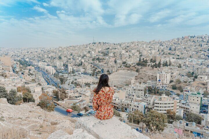 Private Amman City Sightseeing with Optional Arabic Mezze Lunch and Turkish Bath