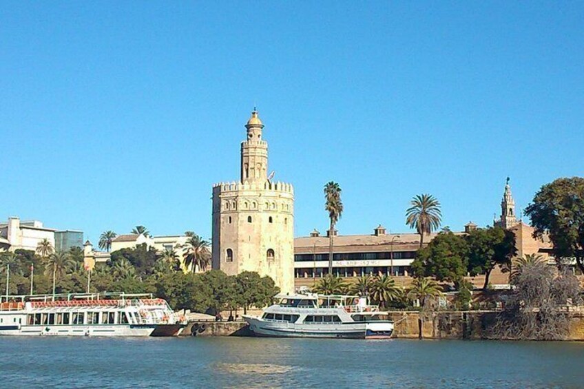 Gold tower and Guadalquivir river