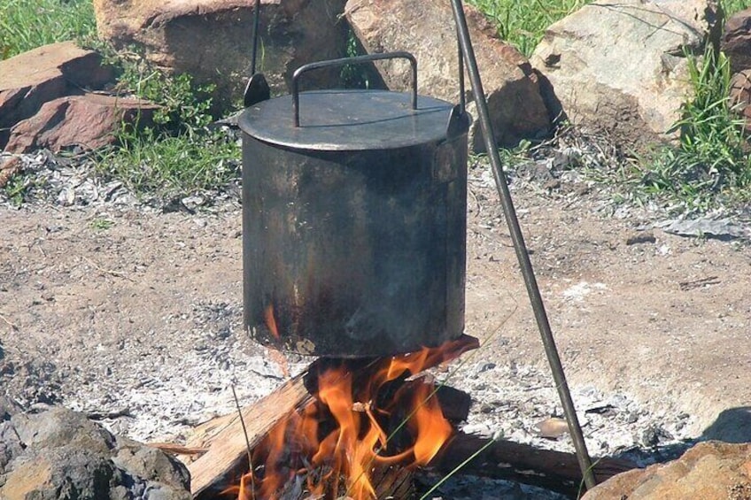 Billy Tea at Safari Campsite