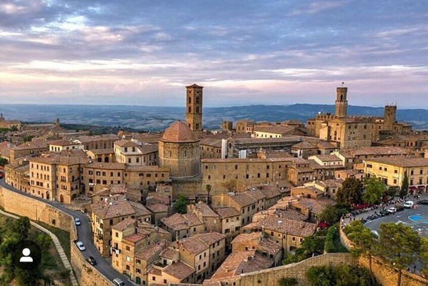 San Gimignano and Volterra Tour by Private Luxury Van