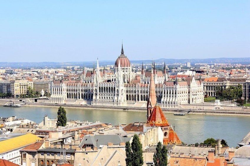 View from Buda Castle Fishermen's Bastion