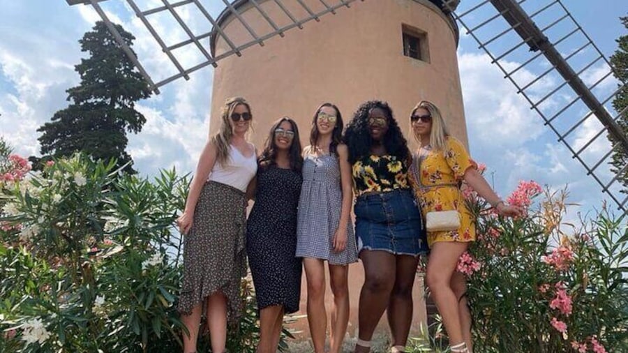 Leonardo Da Vinci's wind mill visit and Organic olive oil tasting