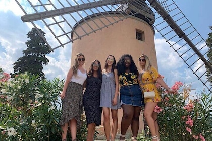Leonardo Da Vinci's wind mill visit and Organic olive oil tasting