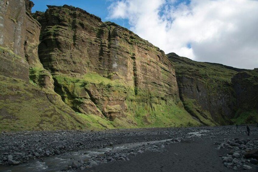 Stunning cliffs in Thorsmork