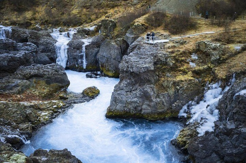 Barnafoss waterfall