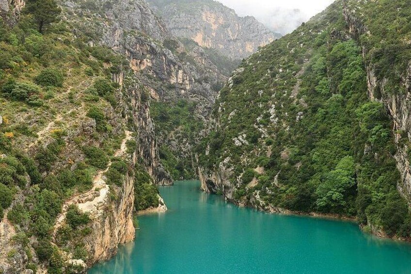 Private Day Trip: Verdon Canyon and Castellane & Moustiers Villages from Nice