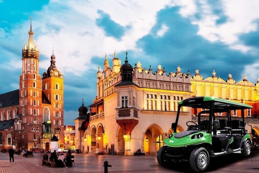 Krakow City Tour by Golf Cart