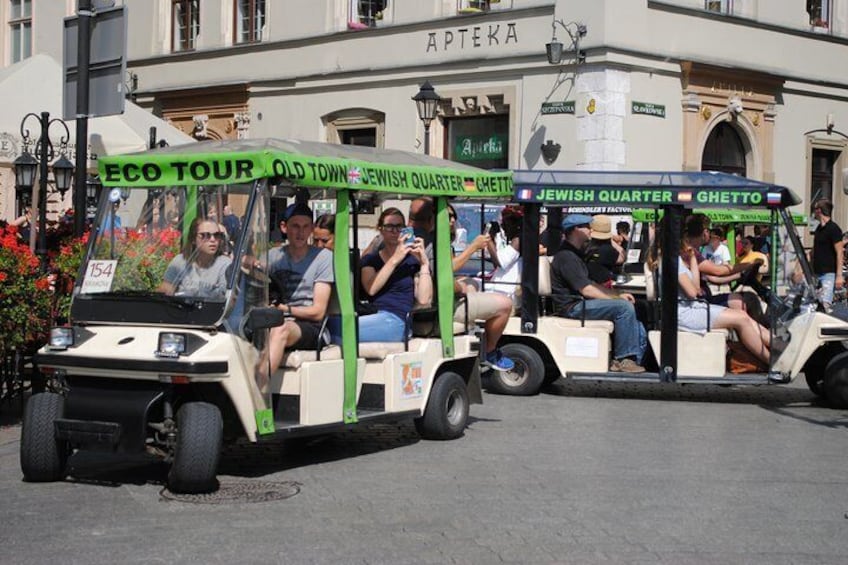 Krakow City Tour by Golf Cart