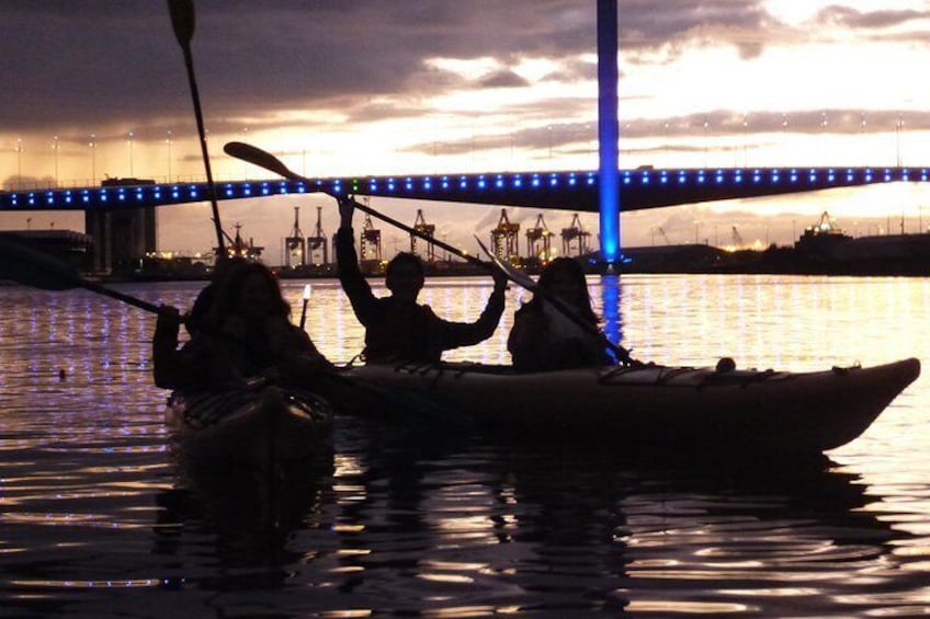 Sunset near Bolte Bridge