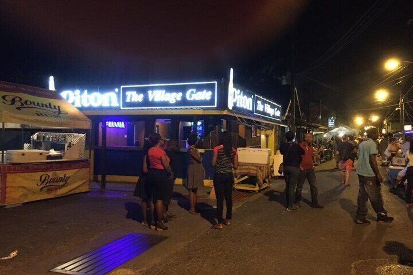 Friday Night Street Party in St. Lucia