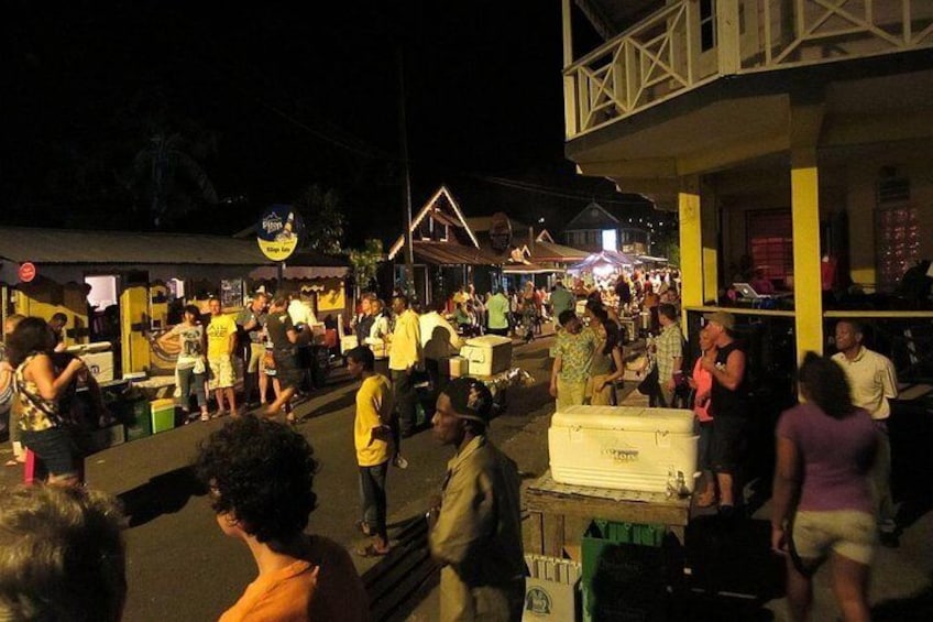 Friday Night Street Party in St. Lucia