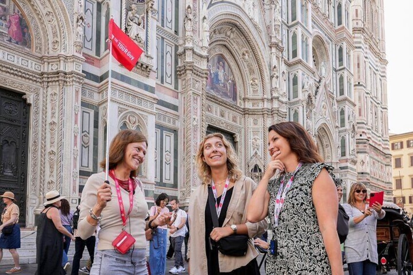 Marvel at the exterior of Florence' marvellous Duomo and learn what role it played in the history of the city.