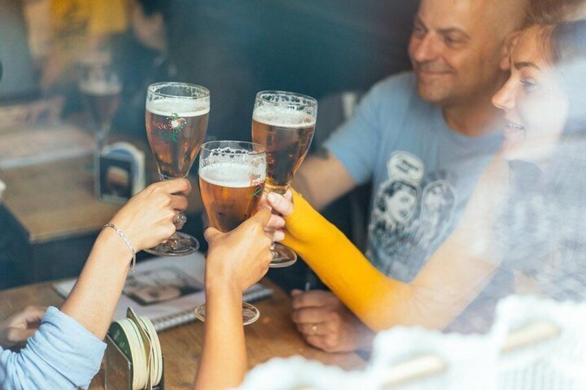 Taste 3 different beers paired with 1 delicious Belgian snack