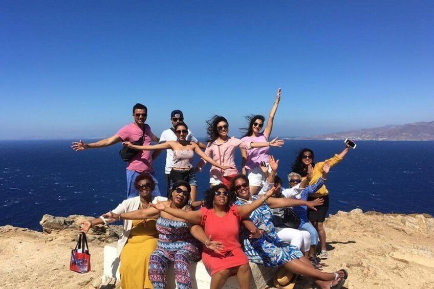 At the Lighthouse in Mykonos