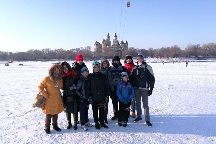 Walking on Songhua River