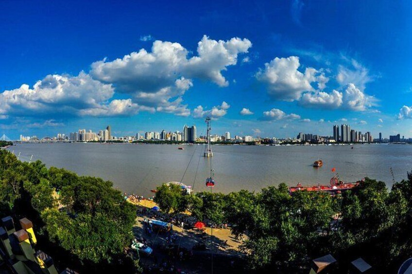 Harbin Ropeway and Songhua River