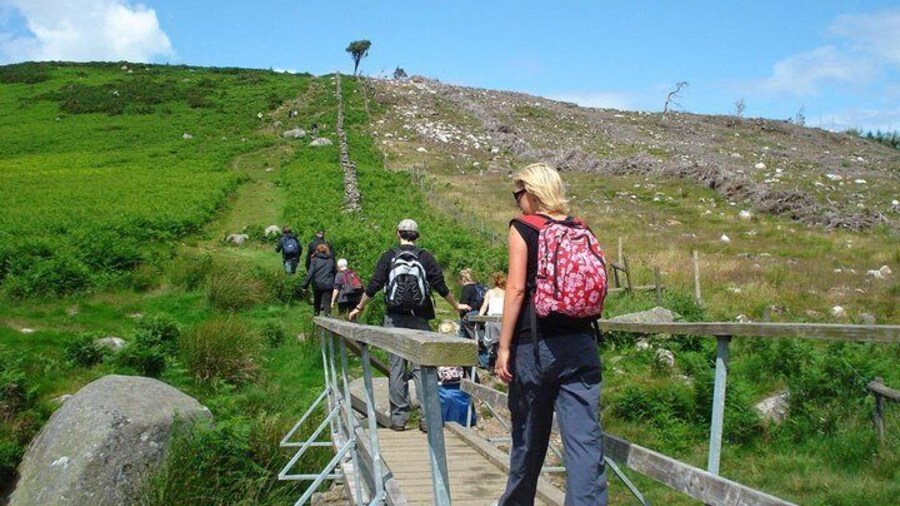 Walking in Wicklow hills