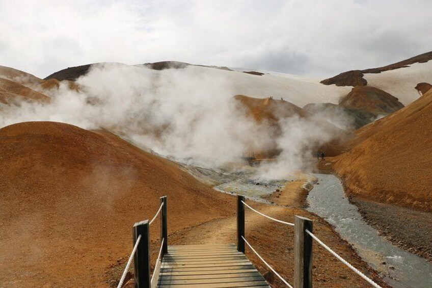 Hveradalir Hot spring valley