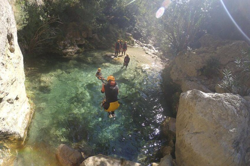 Canyoning at Guadalmina near Marbella