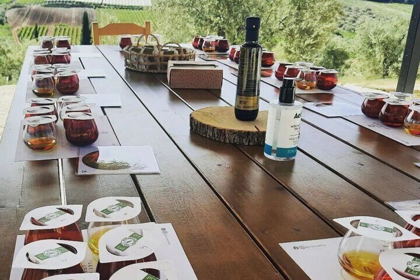 Olive oil tasting