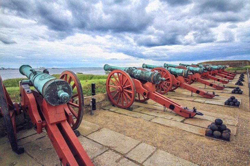 Canons at Kronborg Castle