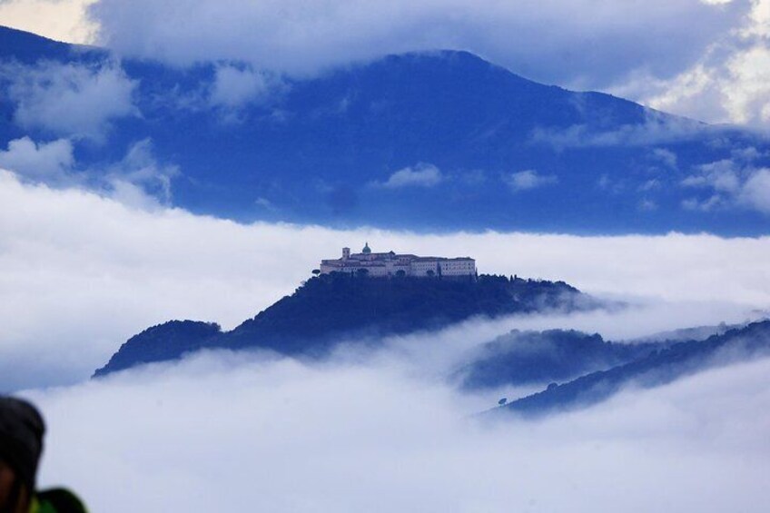 Monte Cassino from Observation Post