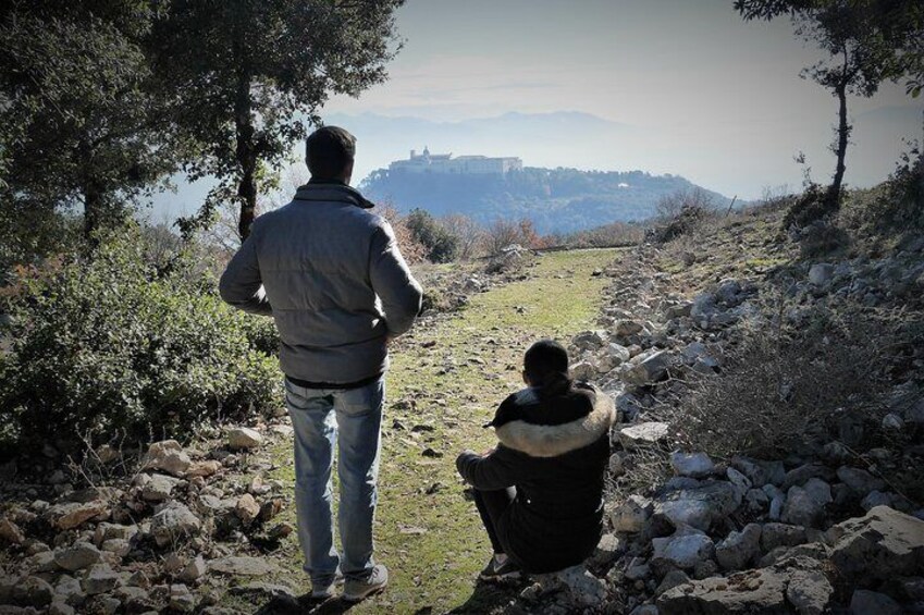 Stunning view of Monte Cassino