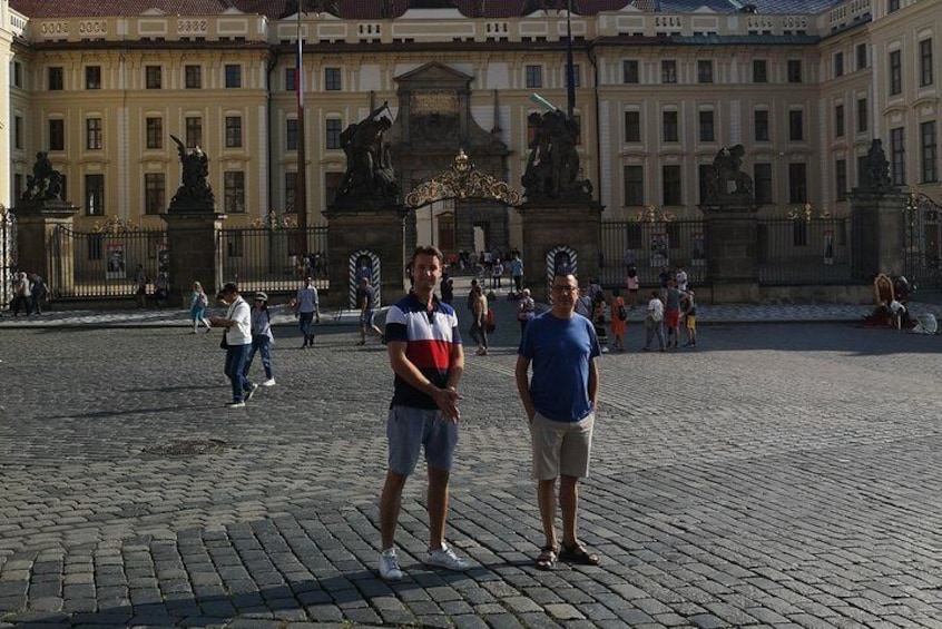 Prague Castle with Patrik