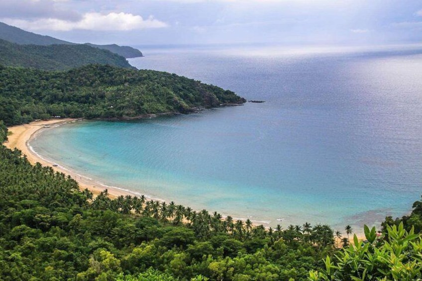 Nagtabon Beach as seen from the view decj