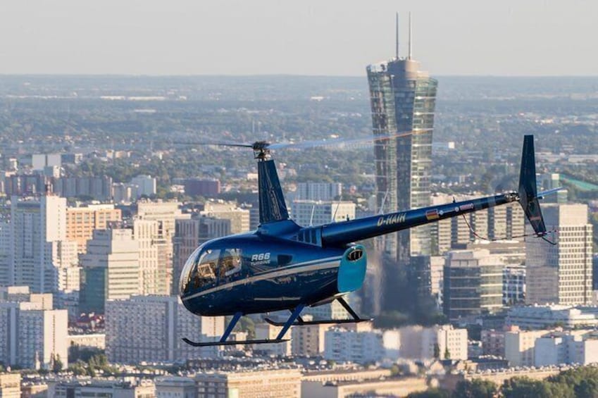 Show item 1 of 6. Helicopter tour with a glass of sparkling wine with pick up and drop off