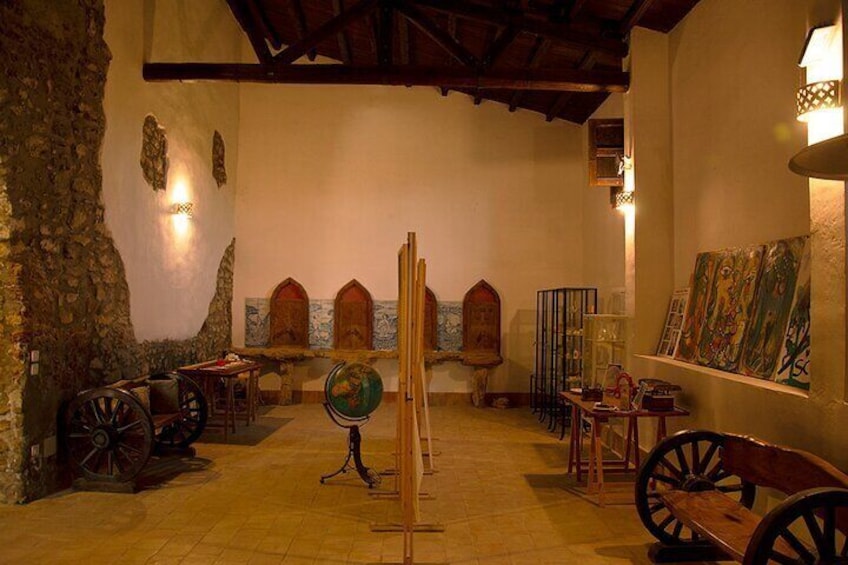 Inside the museum