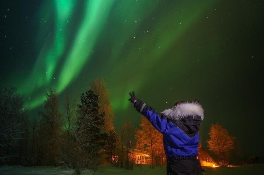 Northern Lights Hunt to Lake Inari