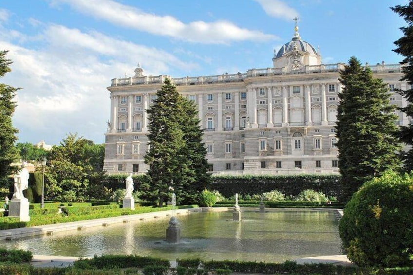 The Royal Palace of Madrid (façade)