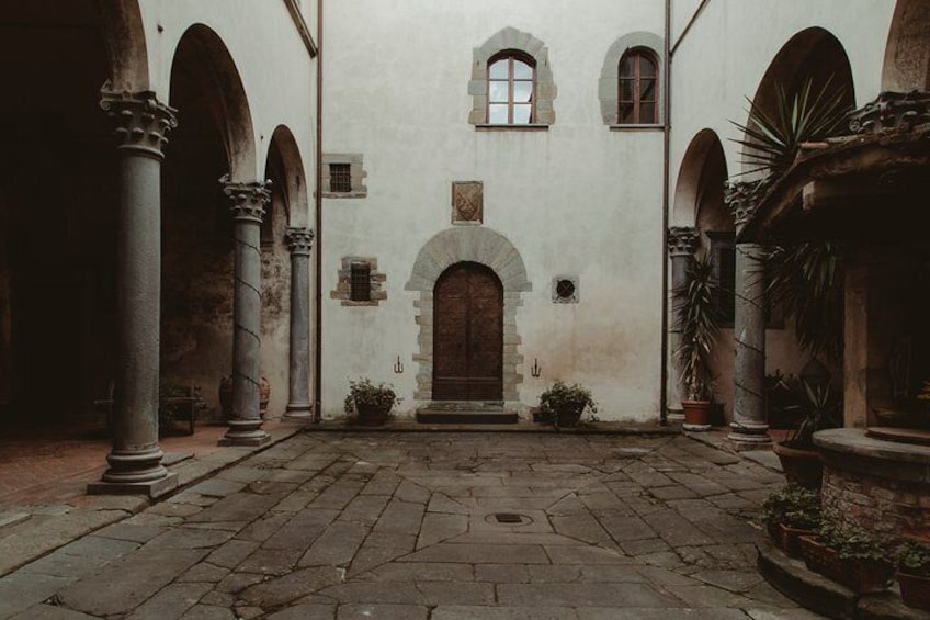 castle courtyard