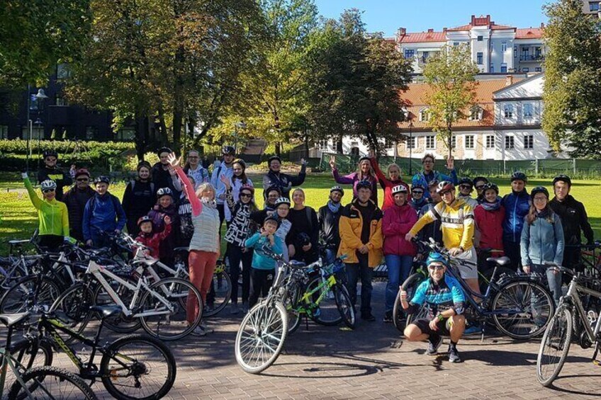 Small-Group - Bike Tour of Vilnius Highlights "Iconic Landmarks & Hidden Gems"