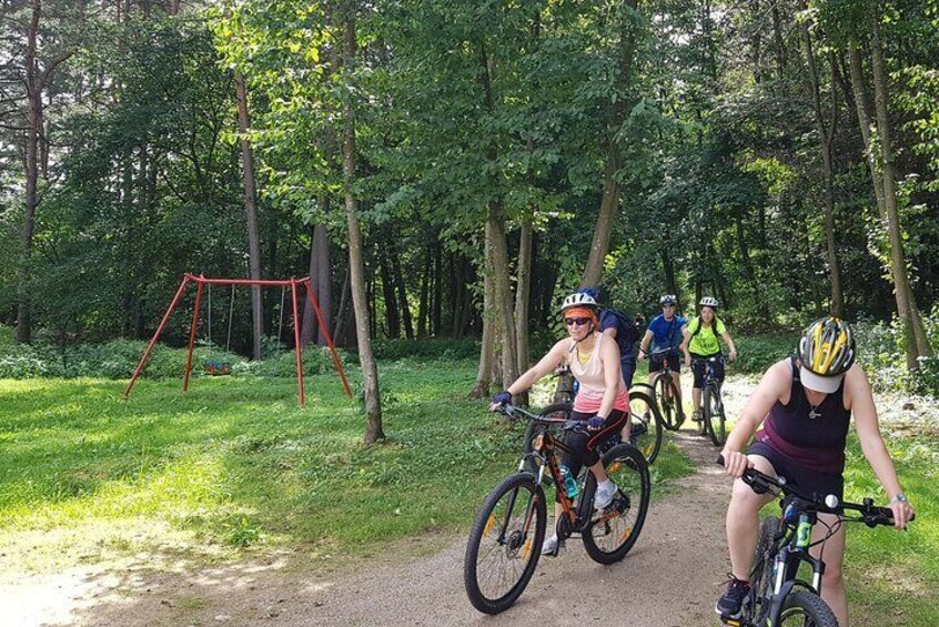 Small-Group Mountain Bike Tour to Pavilniai Regional Park