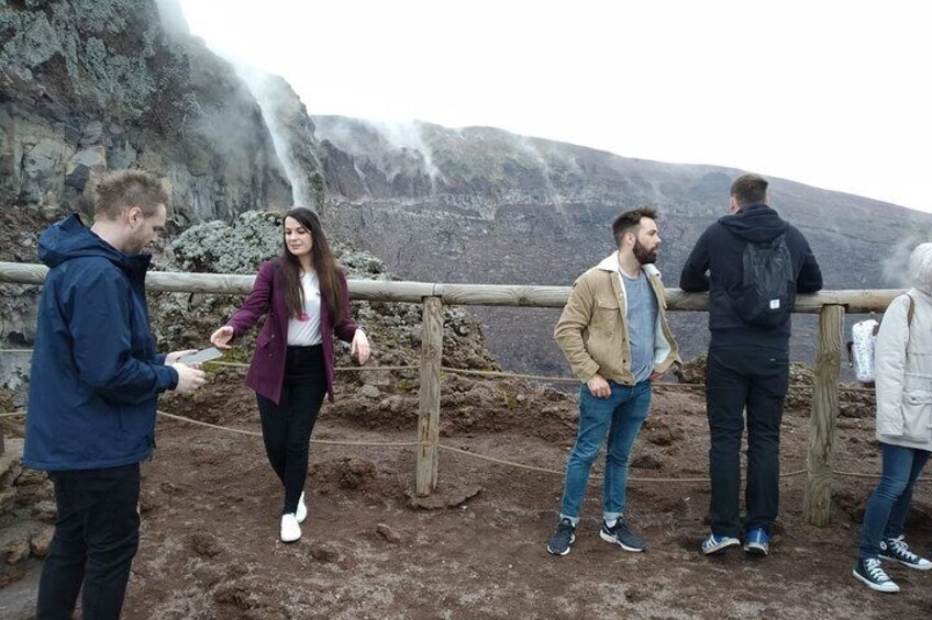 Vesuvius crater