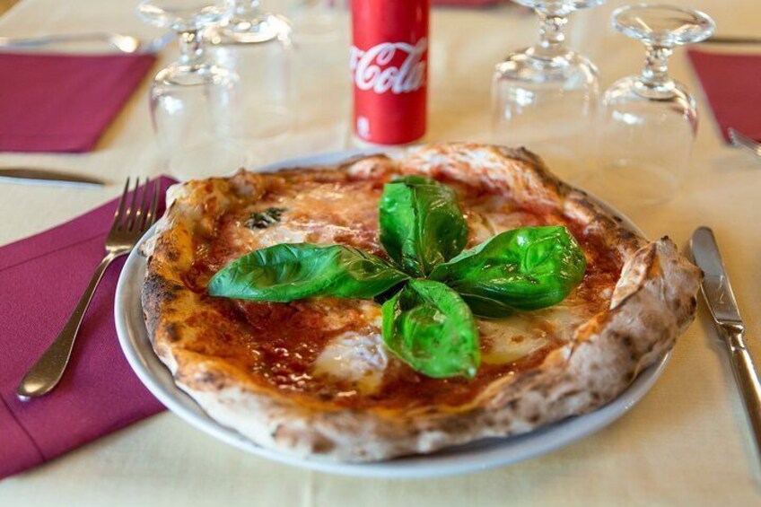 Sample Neapolitan pizza on a lunch break from your exploration of Pompeii.