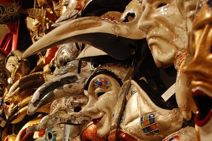 Traditional masks in Venice