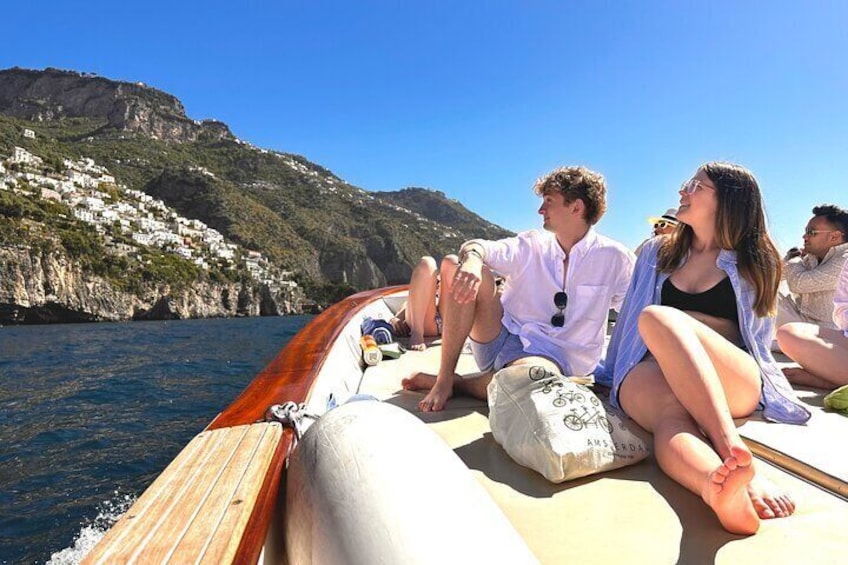 Small Group Amalfi Coast Boat Day Tour from Positano