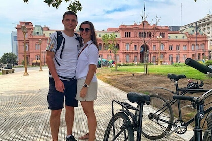 Tour in bici: highlight di mezza giornata della città di Buenos Aires