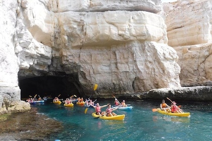 Kayaking tour through volcanoes of Cabo de Gata Natural Park