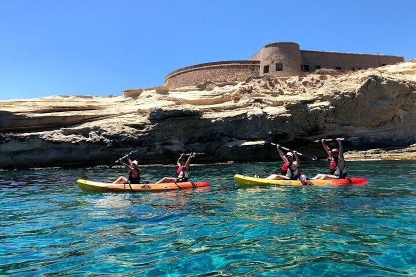 Cala del castilo Cabo de Gata