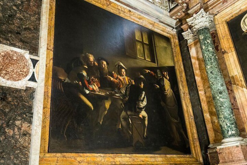 Caravaggio Art Walking Tour of Rome with Pantheon Visit