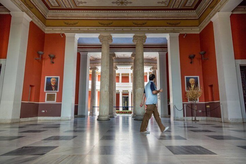 The beautiful Zappeion is located in the National Gardens of Athens and often used for ceremonies.